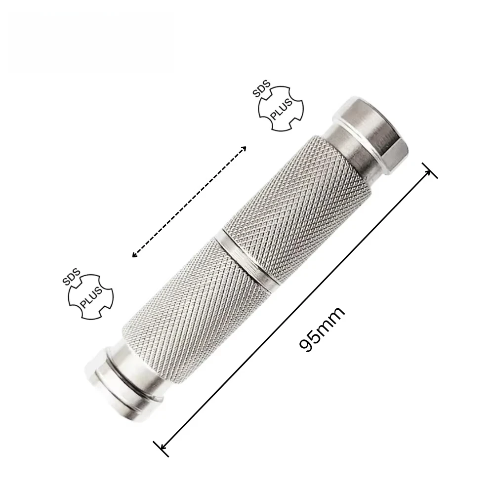 

SDS PLUS Extension Connection Adapter, Heavy Duty Coupler for Rotary Hammer Drill Bit and Long Reach Drilling