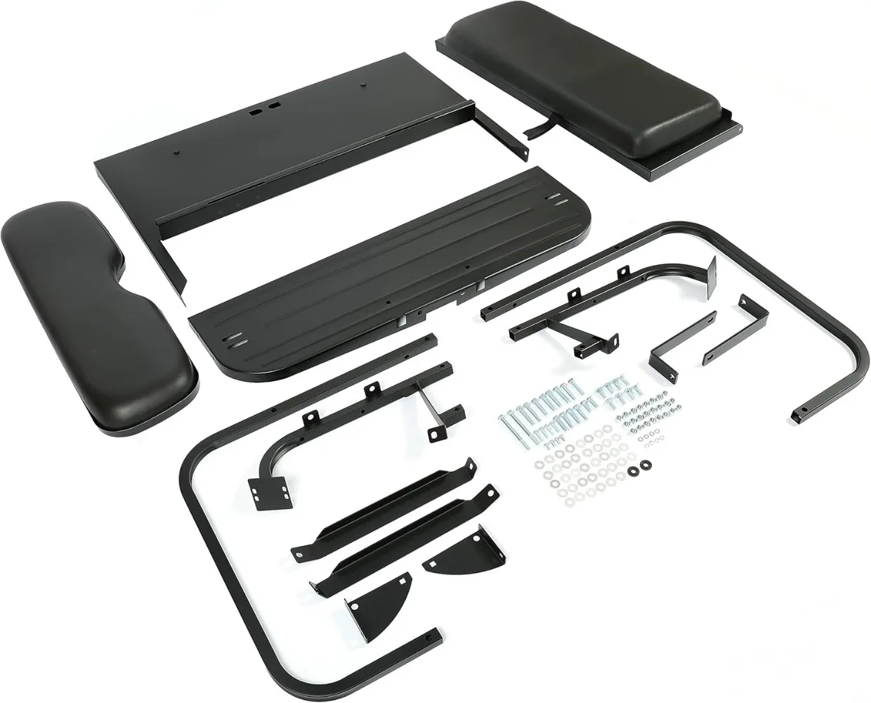 

Back Seat Compatible with 2007-2016 Golf Cart Folding down Rear Seat Black
