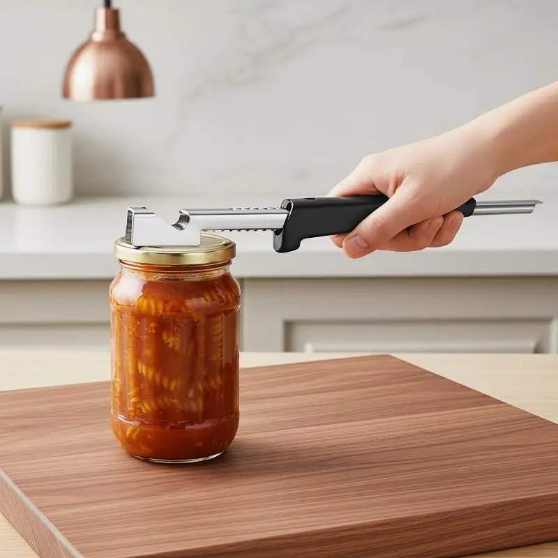 Adjustable Stainless Steel Jar Opener Lid Gripper Bottle Opener For Weak Hands Seniors Arthritis Multi Functional Kitchen Gadget