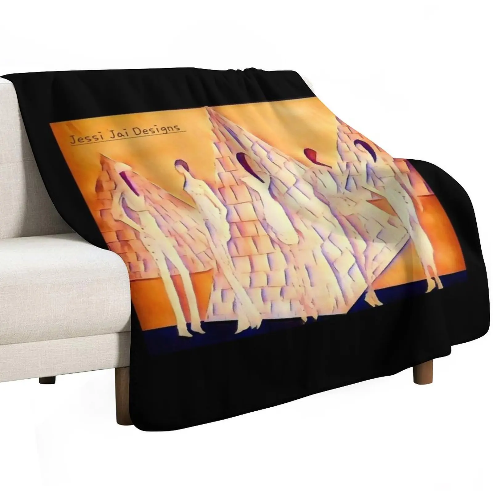Pyramids of Beauty Throw Blanket sofa bed Bed Fashionable Decorative Sofa Luxury St Softest Luxury Thicken Blankets