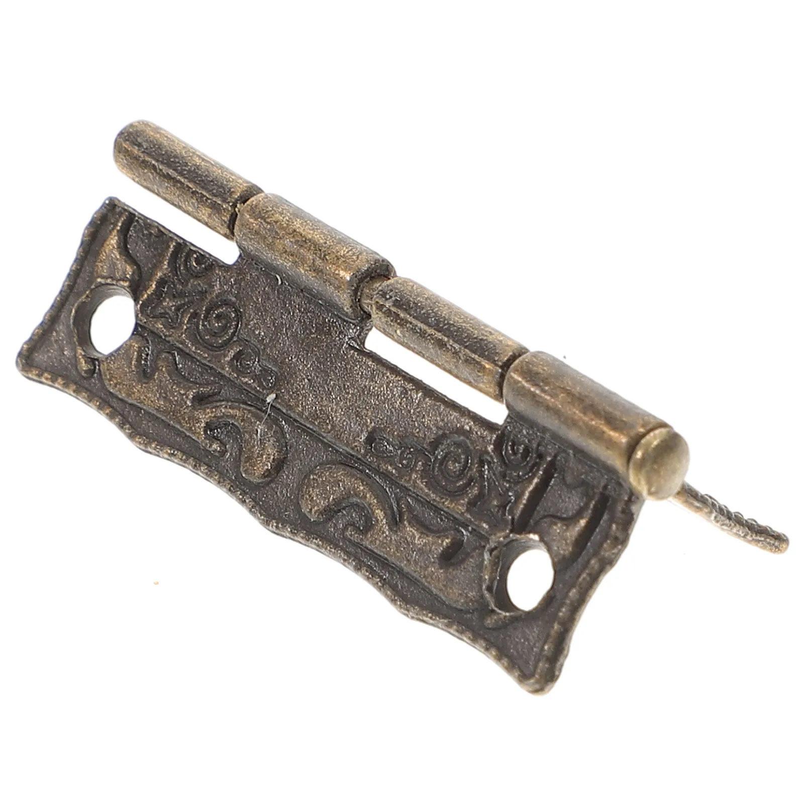 

40pcs Small For Wooden Box Mini Hinge Vintage Cabinet Hardware Diy Chest Iron Hinges Decorative Drawer Hinges