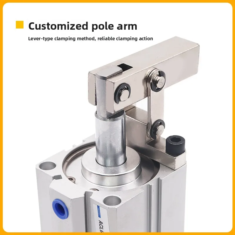 Mini Lever Type Pneumatic Cylinder Clamp XALC25 XALC32 XALC40 XALC50 XALC63 Swing Arm Pressing Fixture