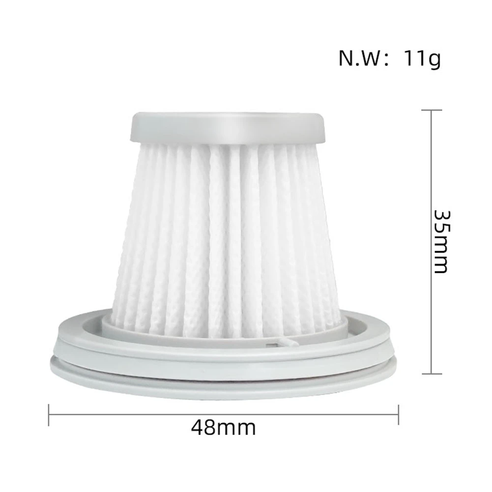 Подходит для удобных пылесосов Xiaomi, аксессуары для фильтрующих элементов, портативный небольшой беспроводной автомобильный HEPA-фильтр