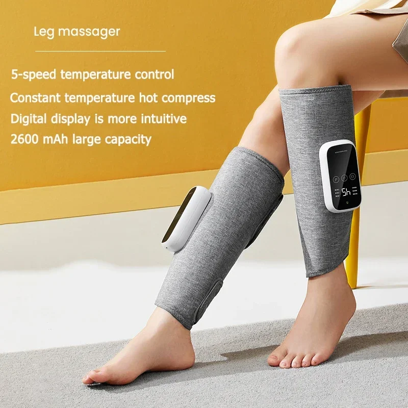 360 Wrapped Calf Therapy Massager, Electric Heating Device, Wireless Compression, Fatigue Relief, Muscle Relaxation