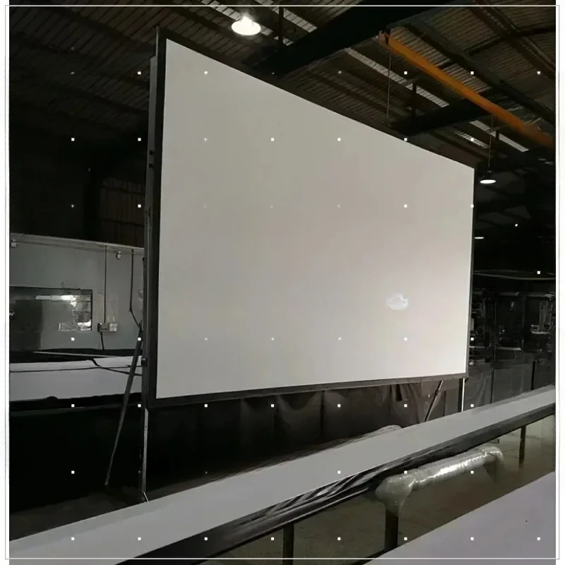 150 180 200 220 250 300 Inch 16:9 4:3 Front And Rear Fast Fold Projection Portable Outdoor Projector Screen