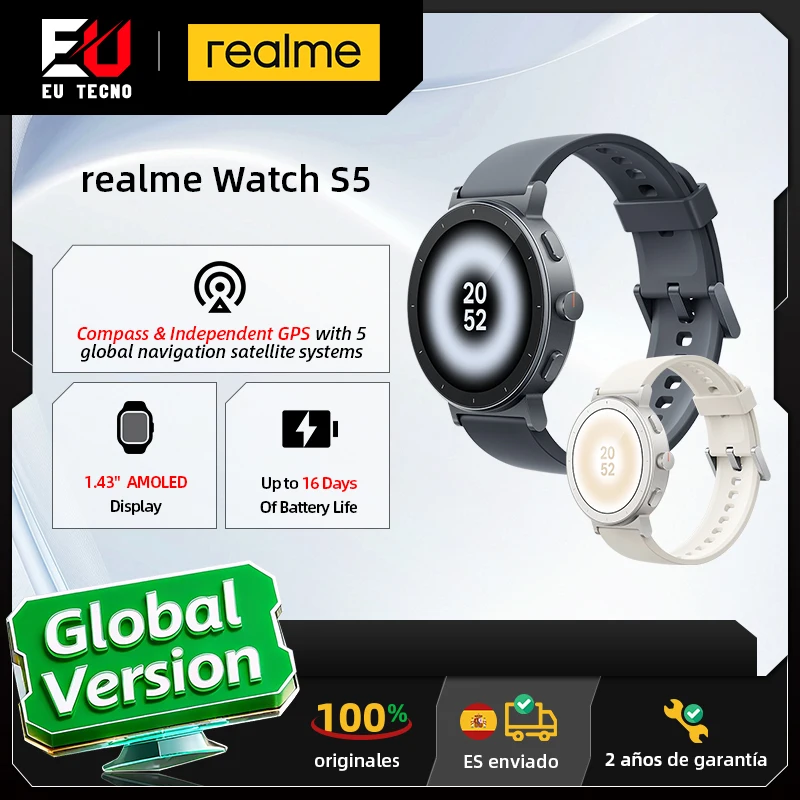 Montre connectée realme Watch S5
