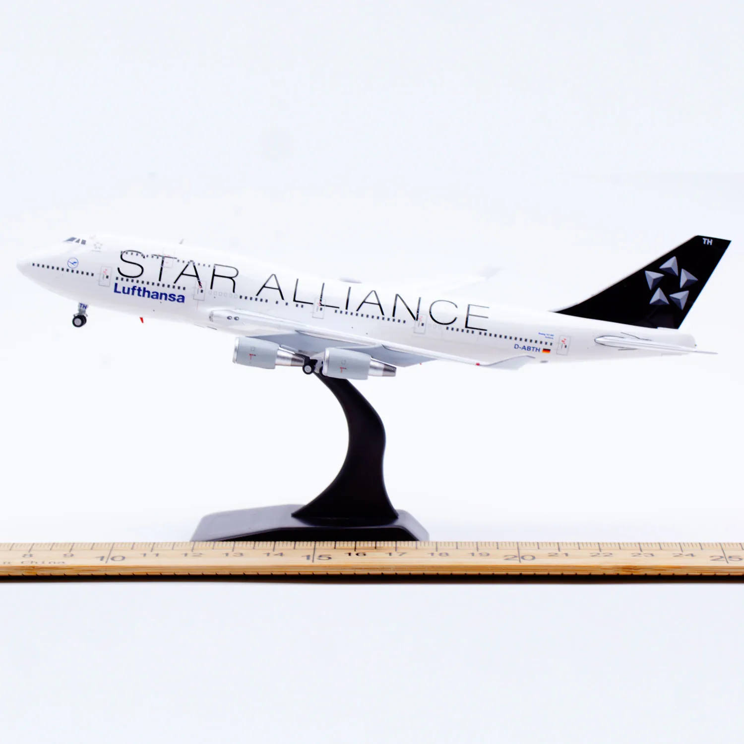 XX40670 合金製コレクタブル飛行機ギフト JCウィングス 1/400 ルフトハンザ「スター・アライアンス」ボーイング747-400 ダイキャスト航空機ジェットモデル D-ABTH
