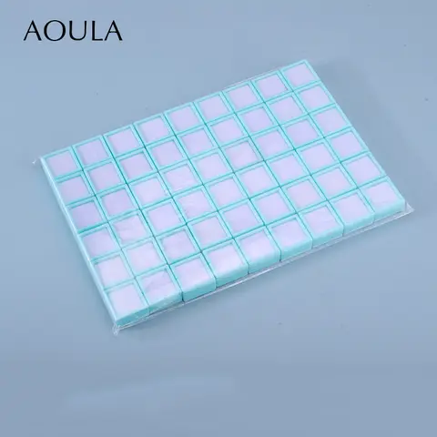 54 st grossist ädelstensdisplay genomskinlig plastlåda förvaring för ädelstenar diamantpartisamling färgglada ädelstenar pärlor behållare 10 best sales pärlask - №7