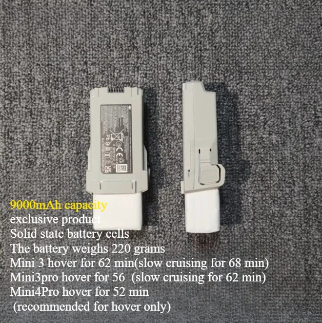 Nowa, powiększona bateria o dużej pojemności 5200mAh/5600mAh/9000mAh/8400mAh, odpowiednia do DJI Mini 5 Pro, bateria o dalekim zasięgu, części do samodzielnego montażu.