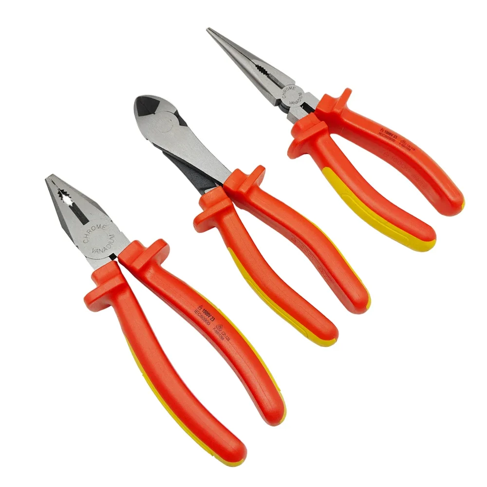 2025 36 pièces Vde clé manchon pince tournevis électrique isolé outils à main ensemble 1000v outils isolés maintena électrifié