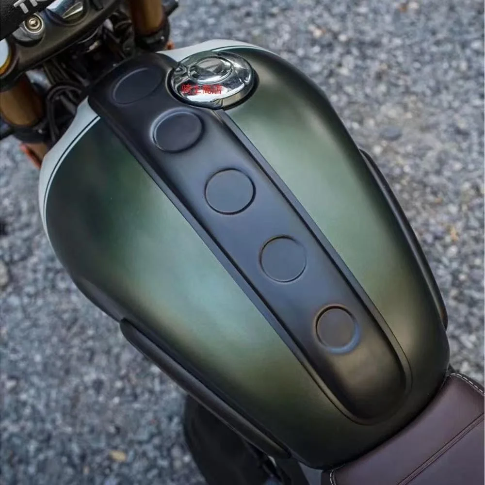For Speed 400 Scrambler 400 X, a dedicated modified fuel tank protection cover and fuel tank decorative cap