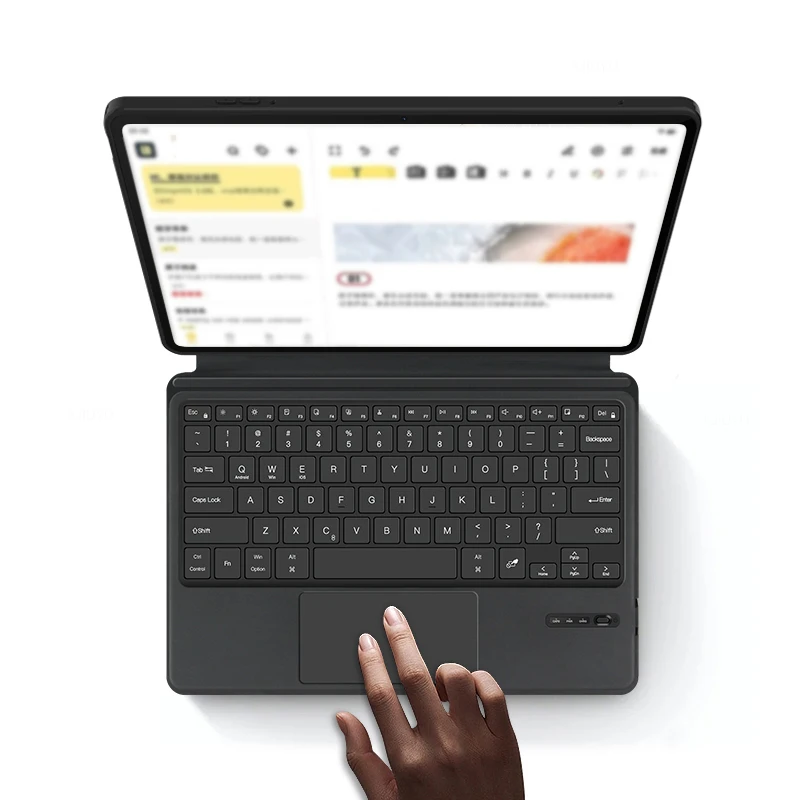 Imagem -05 - Capa do Teclado Smart Touch Trackpad Magic Keyboard Hebraico Coreano Alemão Russo Xiaomi mi Pad 6s Pro 12.4 in 2024