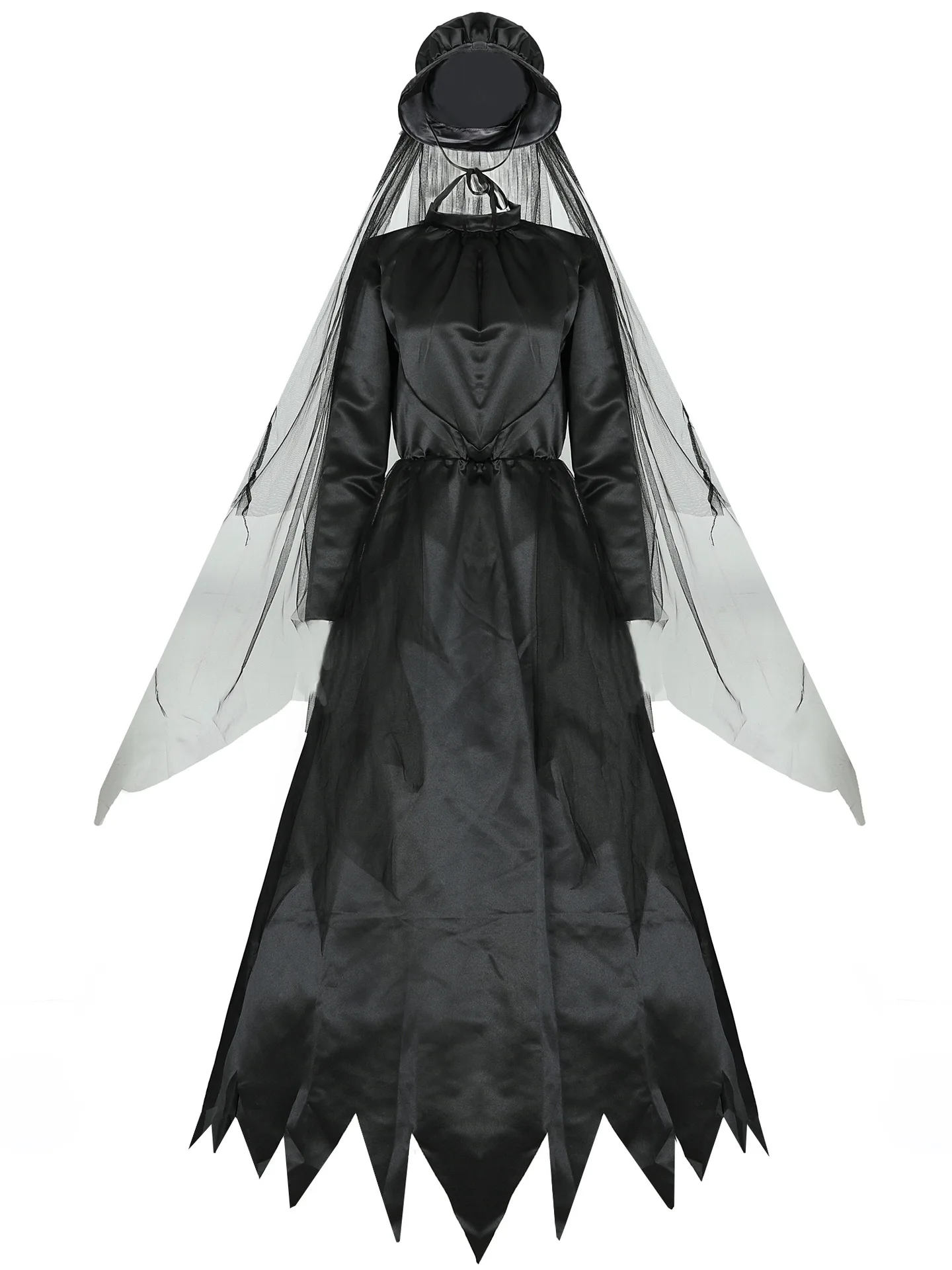 

Halloween Witch Costume Zombie Bride Women's Outfit Traditional Chinese Stage Performance Clothing Spring 2026