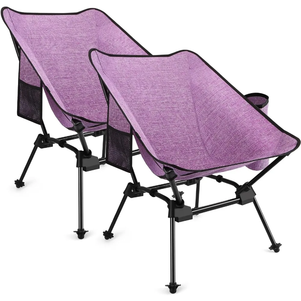 

Camping Chairs Outdoor Folding Chair Portable Backpacking Low Small Compact Collapsible Camping Chairs Cationic Fabric for