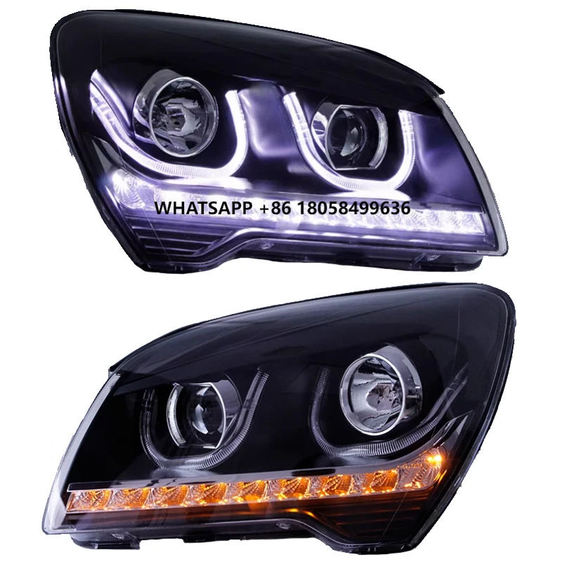 

For Kia Sportage LED Headlights 2006-2012 Upgrade Head Light Front Lamp Daying Running Lights