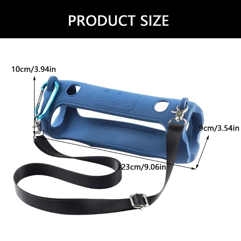 Concha silicona flexible para carga y estilo bolsa transporte altavoces 6 .066a