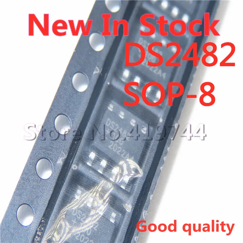 5PCS/LOT DS2482 SOP-8 DS2482S-100 DS2482S-100+ main controller chip NEW In Stock