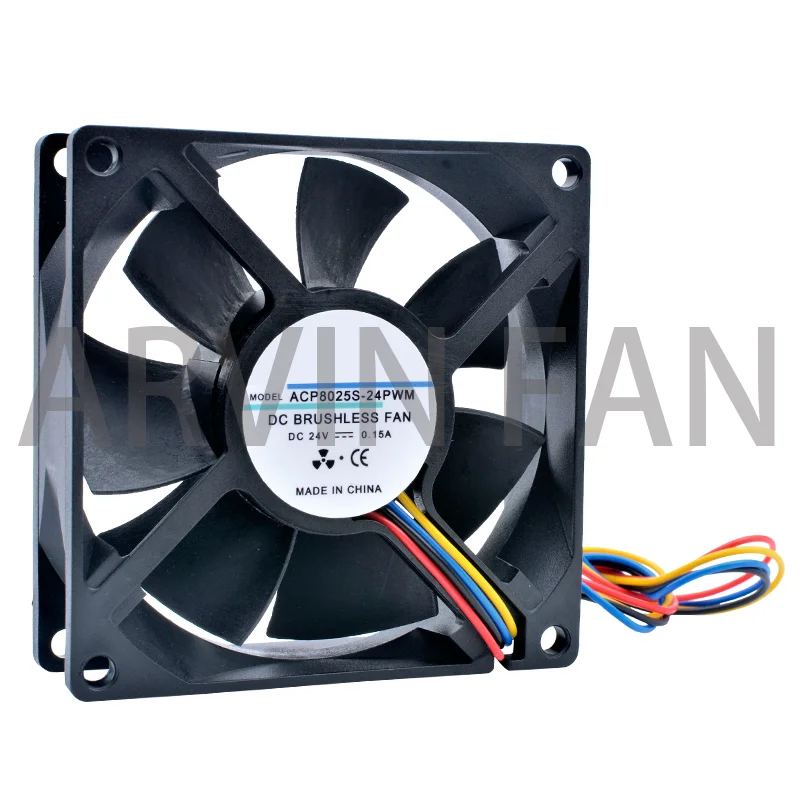 Brand New Original ACP8025S-24PWM Colling Fan DC24V 0.15A