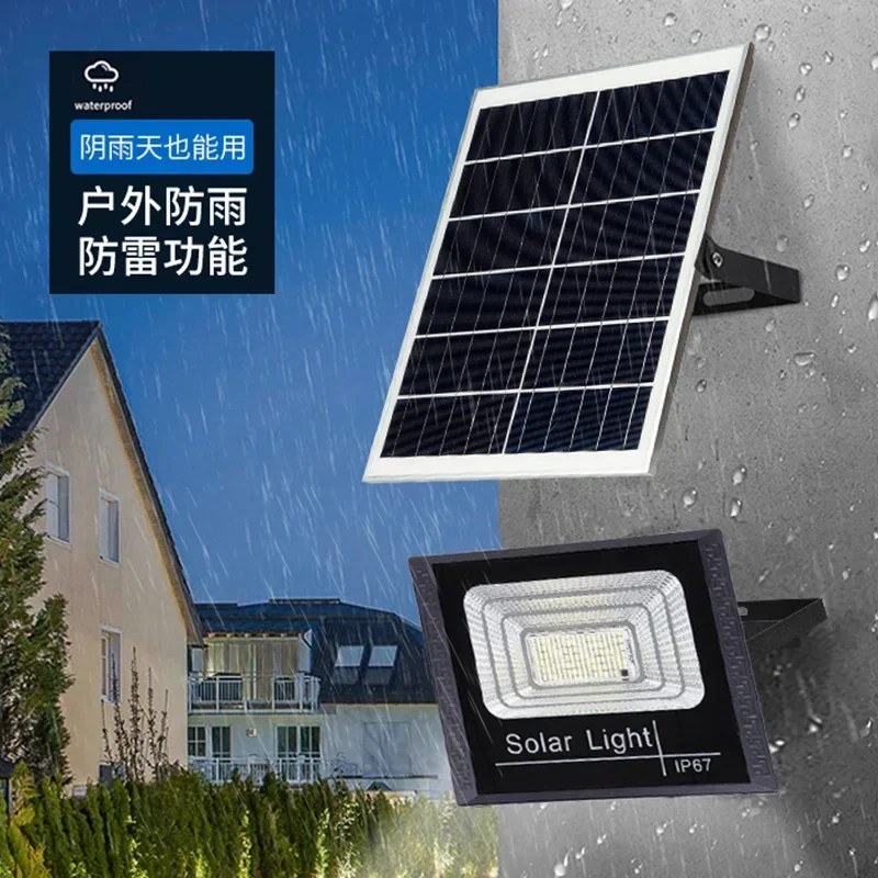 

Outdoor Exterior Waterproof IP67 Solar Lighting 50w One To One/two/three LED Solar Reflector Solar Opaque Control Remote