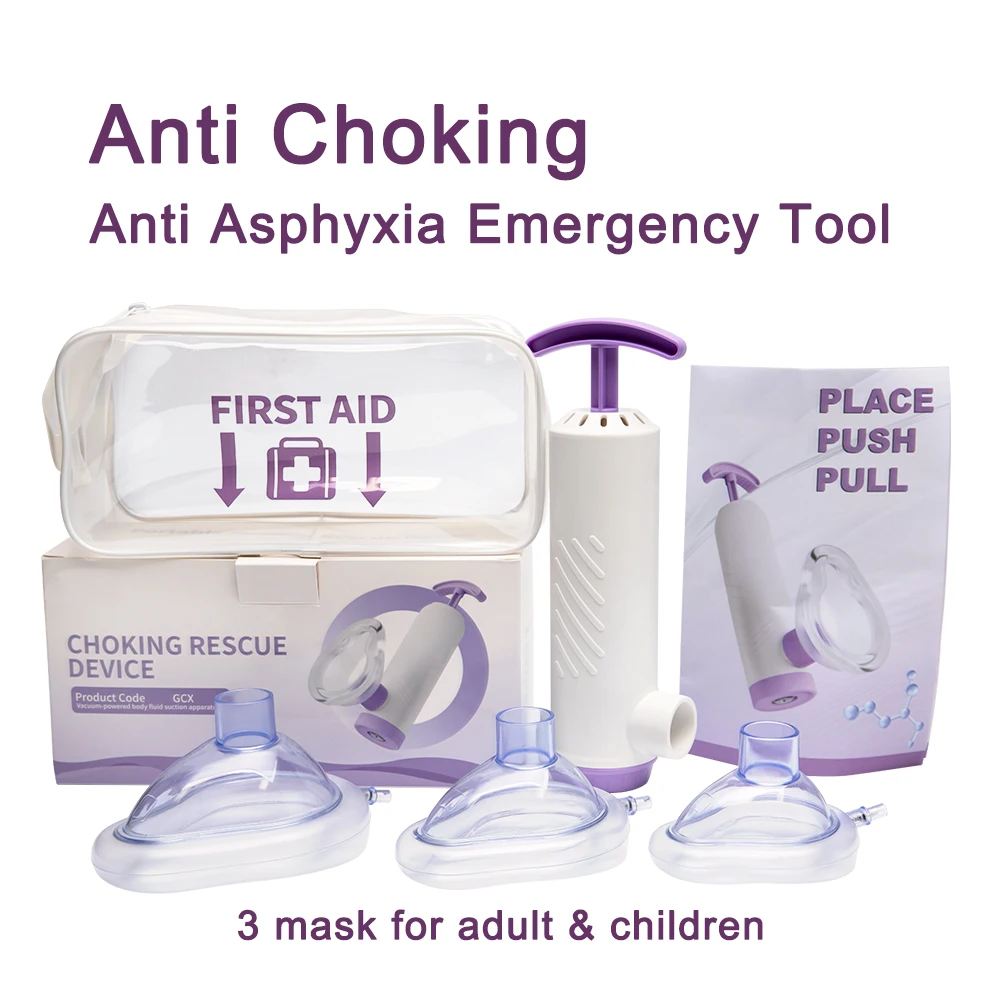 

NEW Anti Choking Set First Aid Device Choking Rescue Kit Breath Rescue Anti Asphyxia Emergency Tool Adults & Children Use