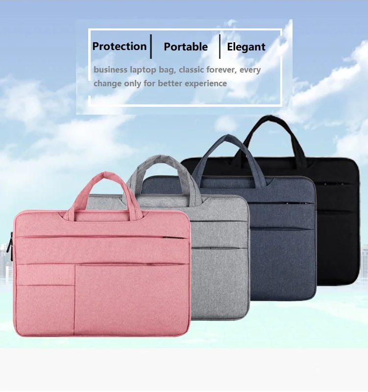 Handbag Laptop Bag 13 14 15 15.6 Inch For MacBook Air ASUS laptop bag Case Cover Notebook Accessory Women Men Briefcase