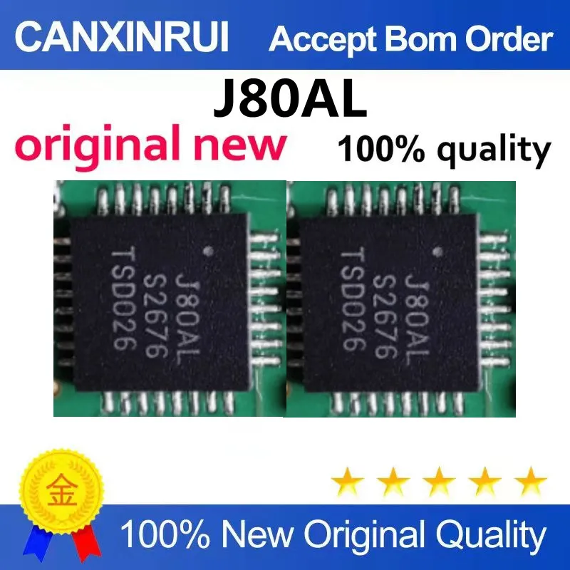 (5-100piezas)J80AL Automobile Remote Control Leakage Chip Automobile Remote Control RF IC Chip