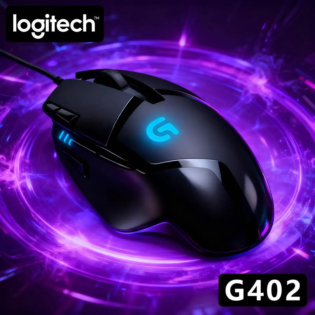 

Проводная мышь Logitech G402, киберспортивная игра, посвященная редактируемым макрокомпьютером, настольным ноутбуком, ест курицы CSGO
