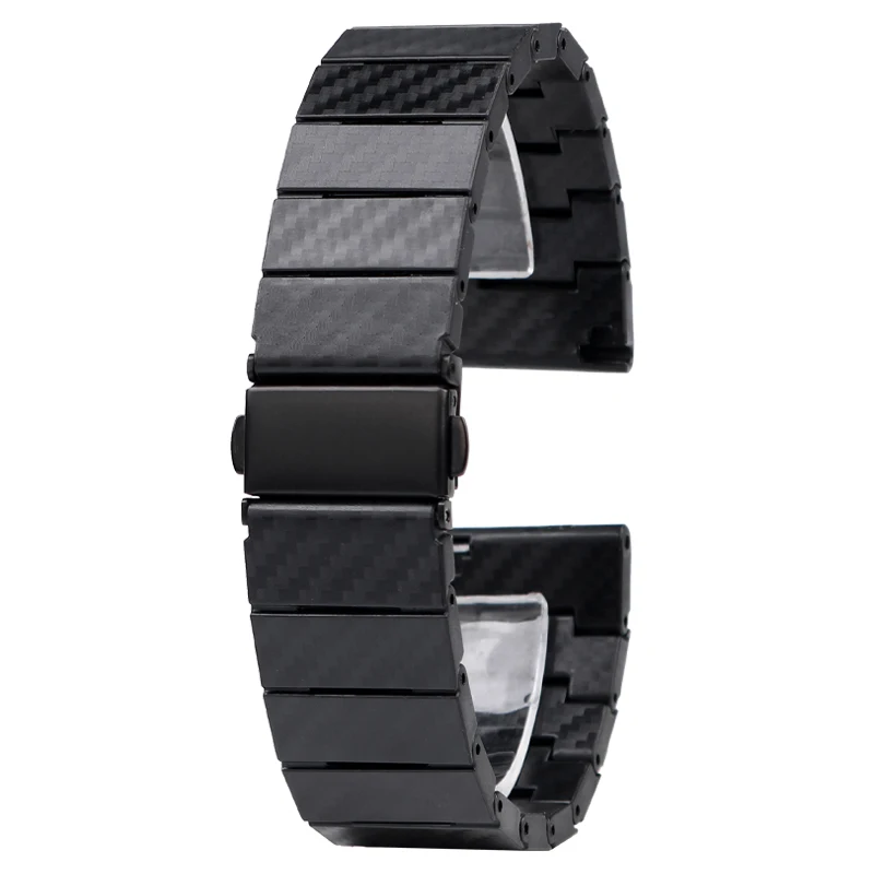 Plastic strap for Samsung watch Galaxy watch 3 4/active2 Gear S3 wristband smart replacement sports carbon fiber pattern 20 22mm