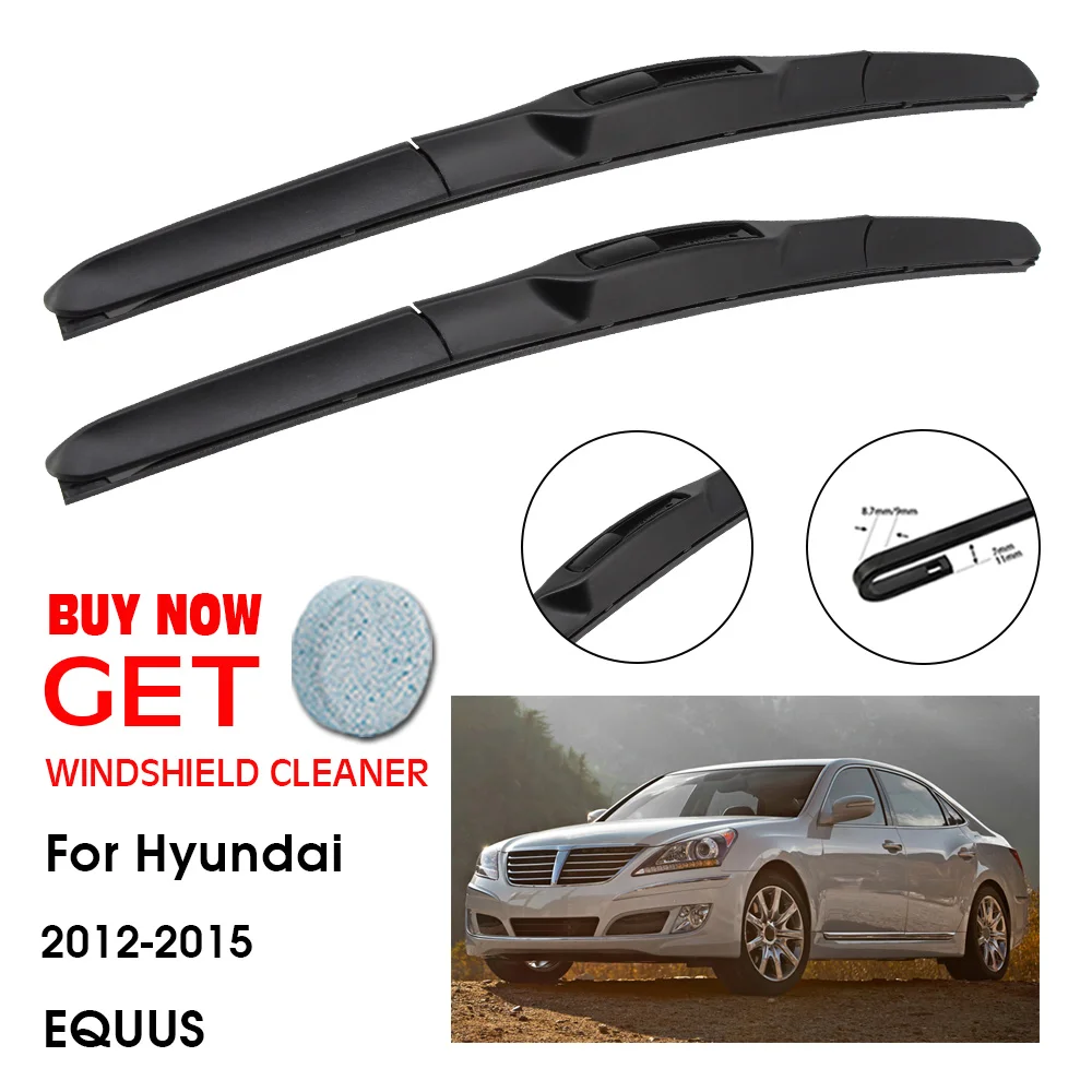 

Car Wiper For Hyundai EQUUS 24"+20" 2012-2015 Front Window Washer Windscreen Windshield Wipers Blades Accessories