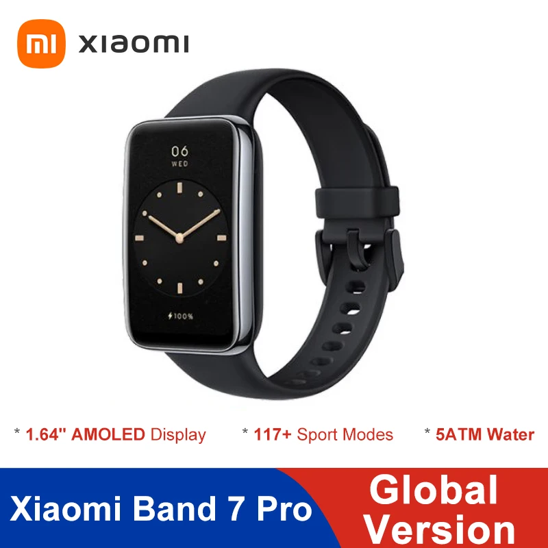 Xiaomi-mi band 7 pro ، الإصدار العالمي ، نظام تحديد المواقع ، 6 ألوان ، شاشة amoled ، أكسجين الدم ، جهاز تعقب اللياقة البدنية ، سوار ذكي