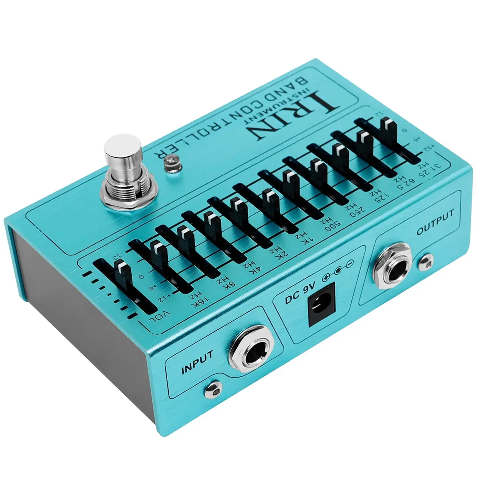

Irin Guitar Pedal Effector Bass Guitar True Bypass 10-Band Eq Guitar Effect Pedal Mini Guitar Equalizer True Bypass Guitar Bass