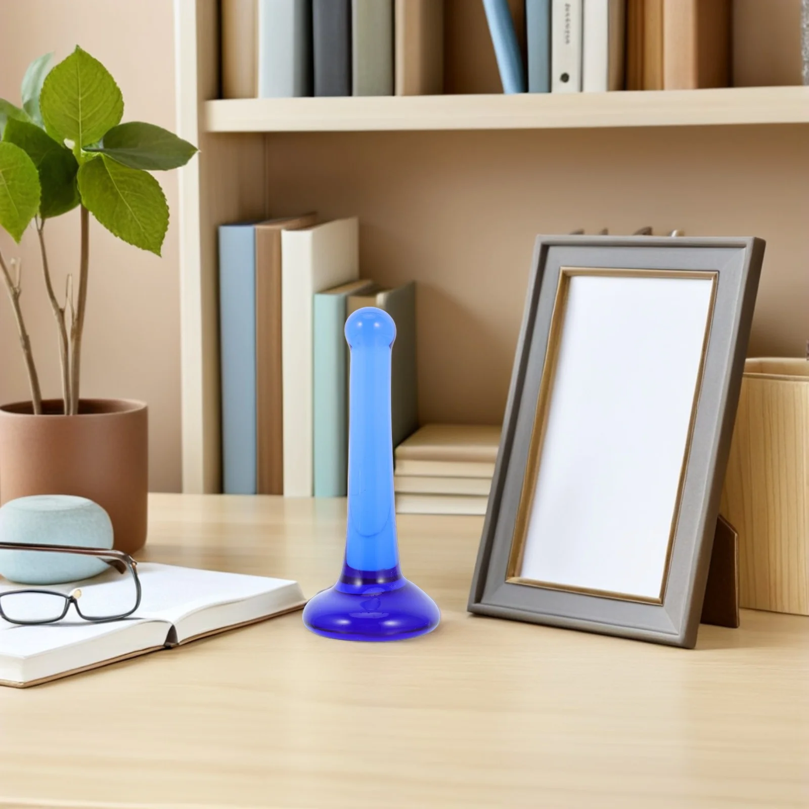 

Crystal Glass Grinding Rod Flat Bottom Heavy Duty Muller For Oil Watercolor Mineral Pigments Artist Paint Making Tool -