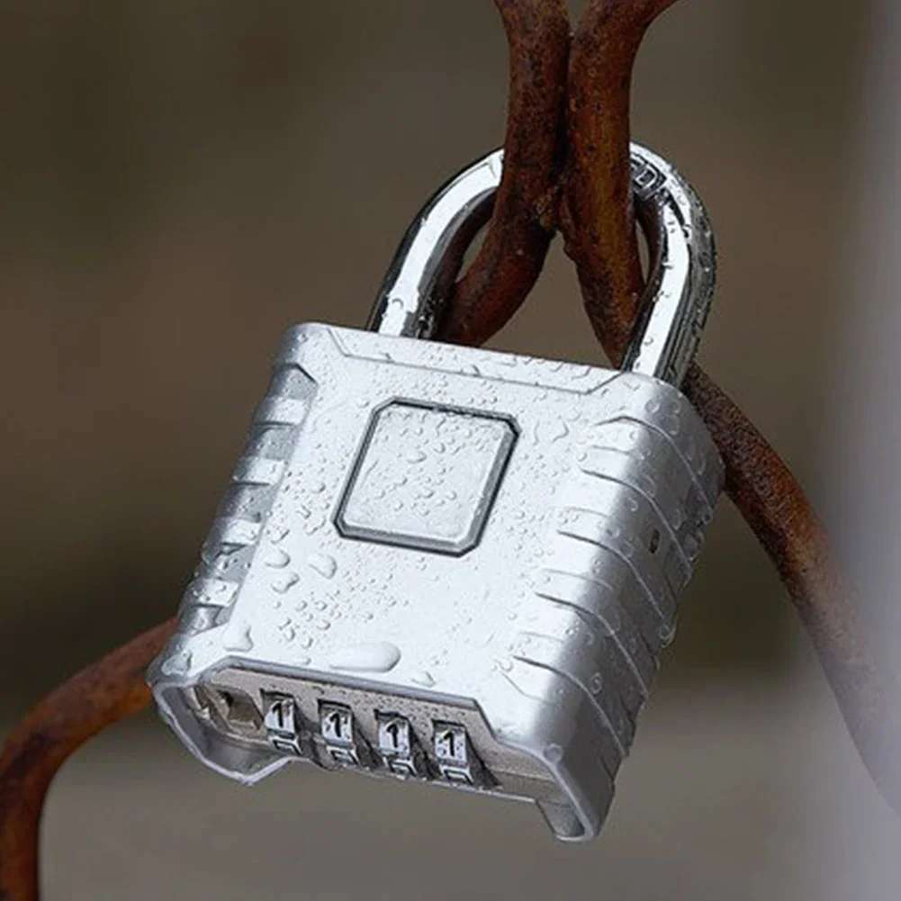 

Password Lock Padlock Four-digit Password Lock Anti-theft Hardware Security Heavy Duty Combination Padlocks Outdoors Use