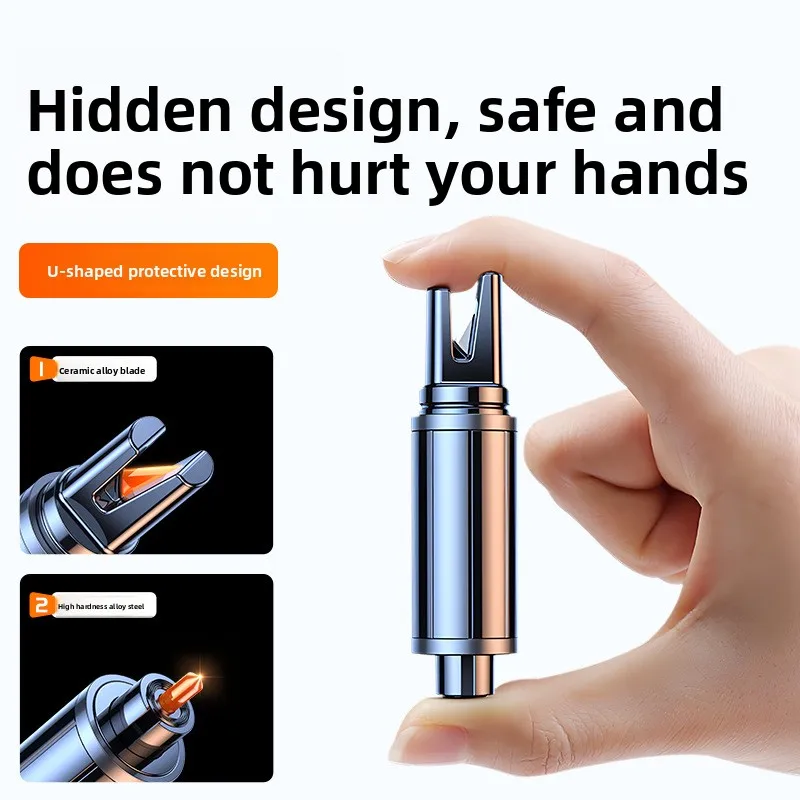 Mini Multifunctional Car Safety Hammer - Emergency Window Breaker & Seat Belt Cutter for Quick Escape