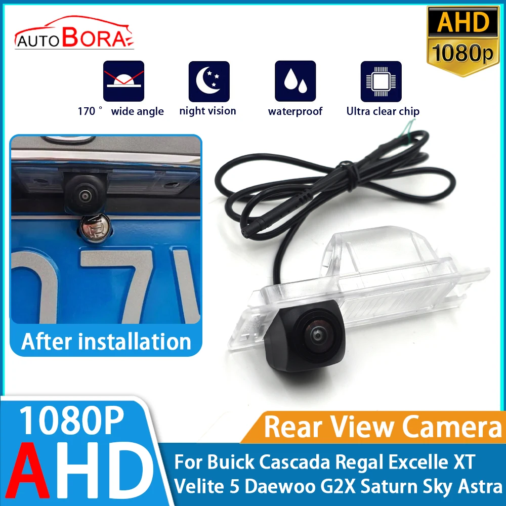 Reverse Parking Car Rear View Camera 1080P Night Vision for Buick Cascada Regal Excelle XT Velite 5 Daewoo G2X Saturn Sky Astra