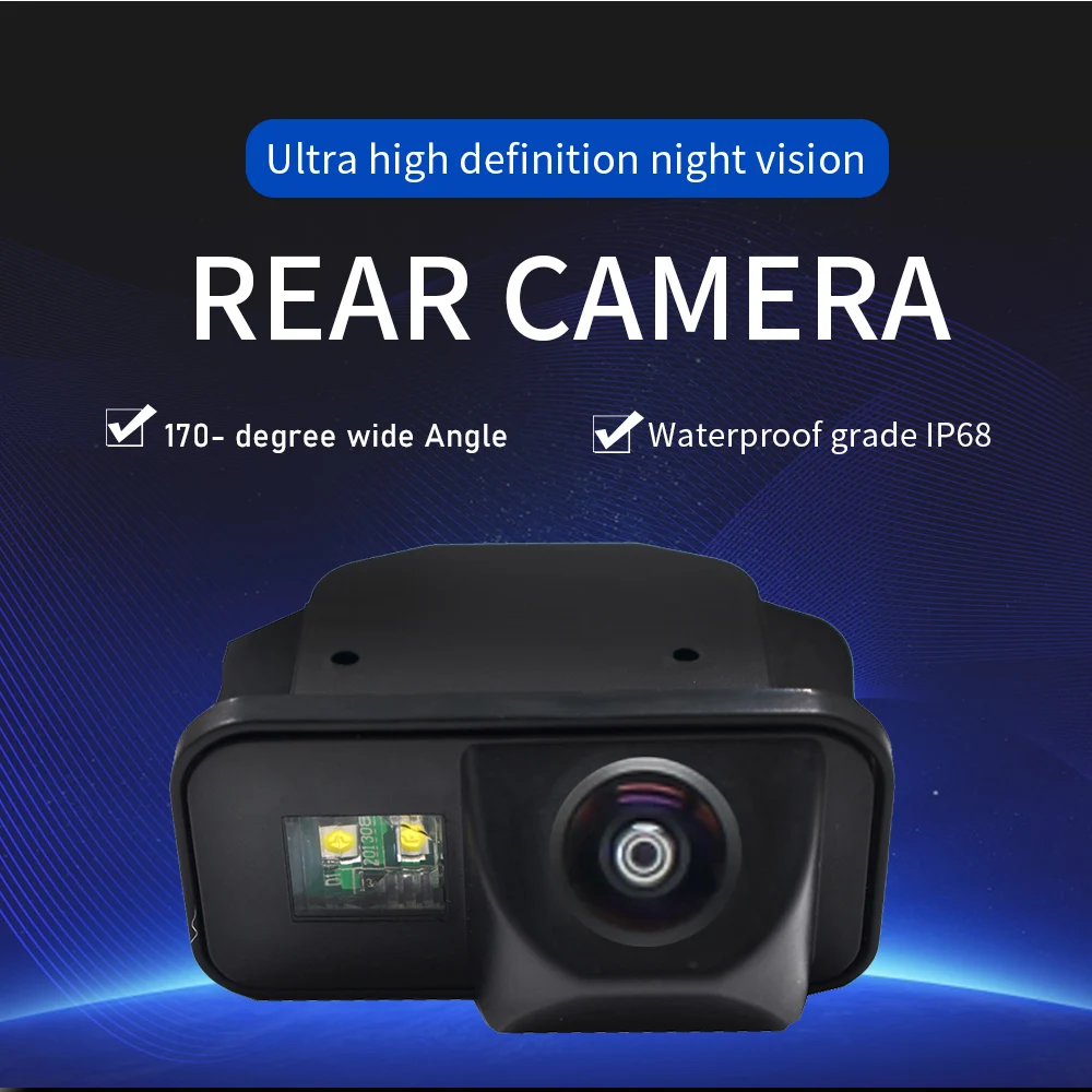 كاميرا الرؤية الخلفية للسيارة تويوتا كورولا 2007 2008 2009 2010 افينسيس T25 T27 اوريس مقاوم للماء كاميرا احتياطية كاملة HD للرؤية الليلية