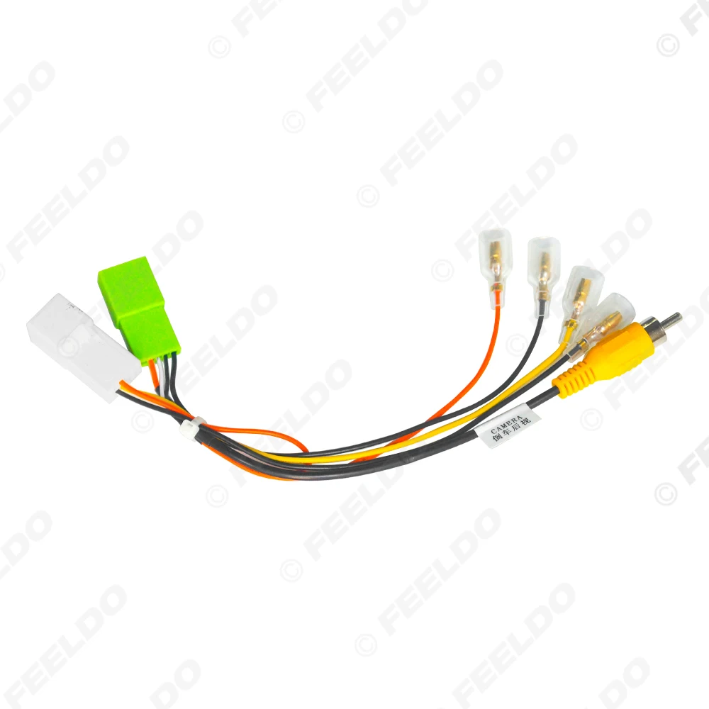 Car Parking Rear Camera Video Plug Converter RCA Cable For Isuzu D-Max (12-20) 8Pins Parking Reverse Wire Adapter