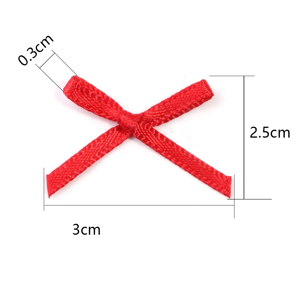 50Pcs 2.5x3cm Ribbons Mini Sat - огляд і ціна Embellishments For Scrapbooking