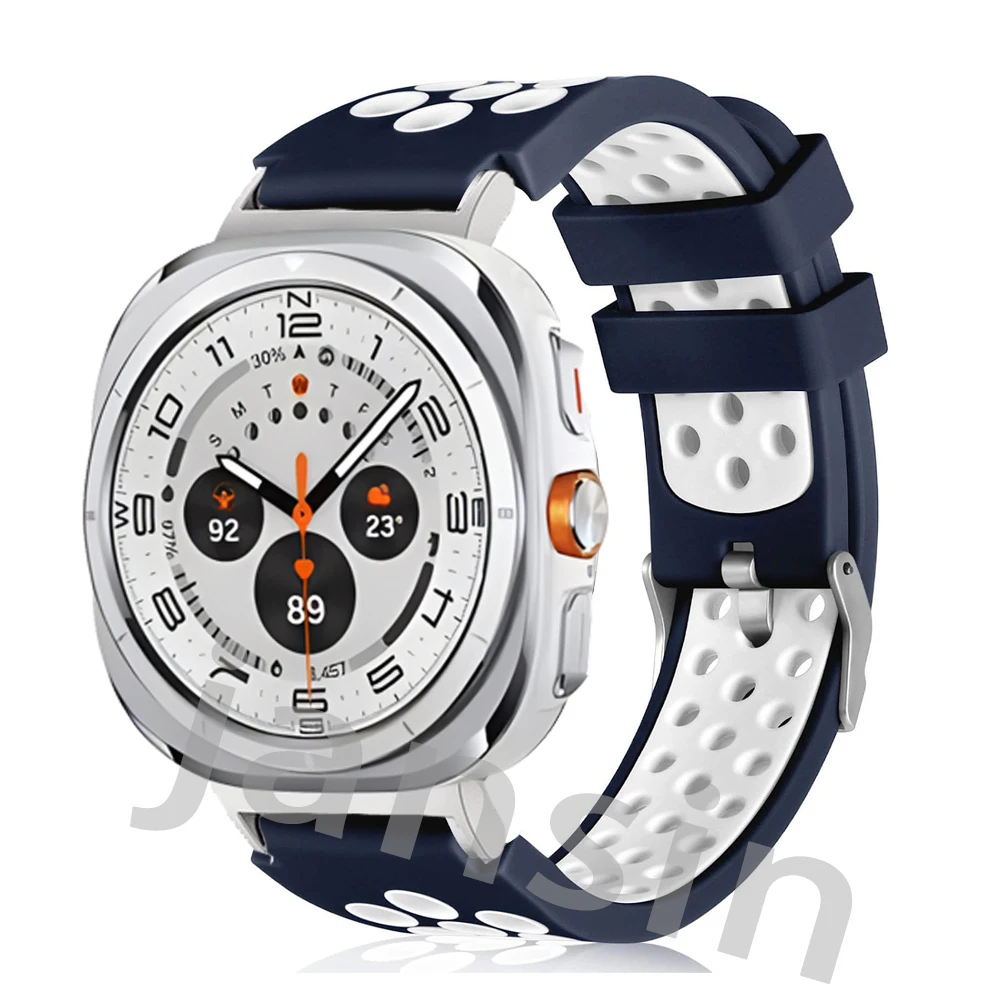 Para Samsung Galaxy Watch Ultra pulsera de silicona de 47mm para Samsung Watch Ultra LTE 47mm pulsera reemplazable