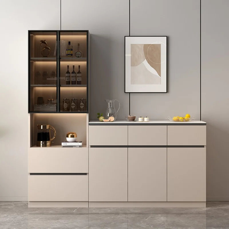 

Modern Simple Multifunctional Sideboard StorageSolid Wood Durable Hardwearing Cupboard Sencillo y duradero Dining Room Furniture