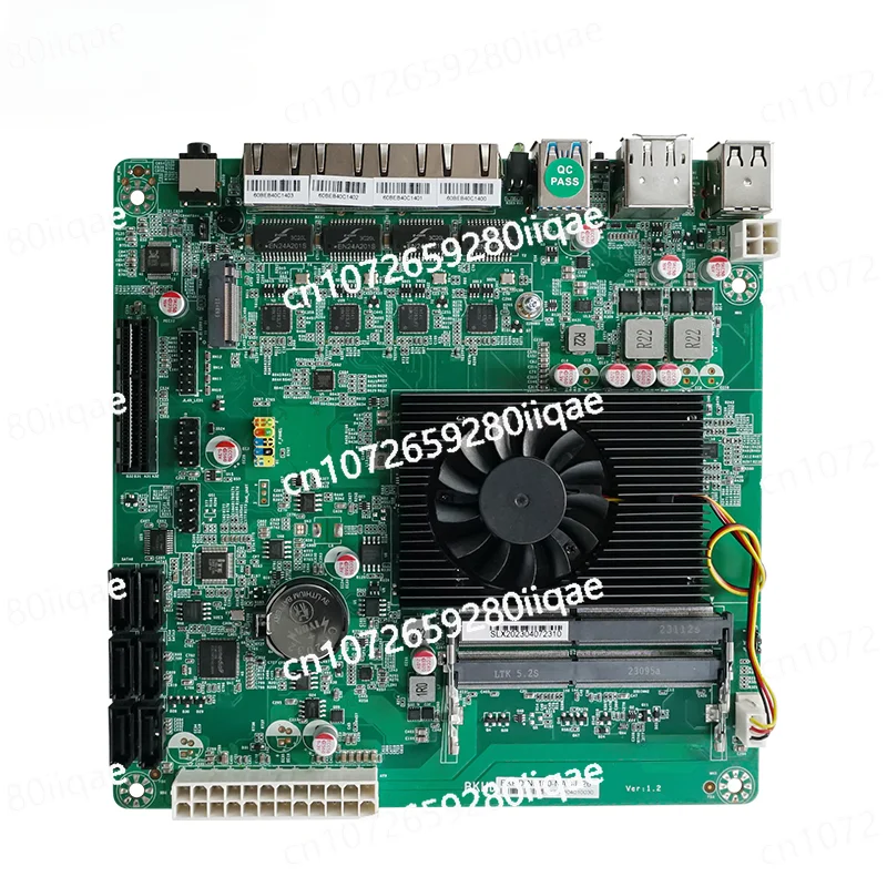 N5105 NAS main board itx soft routing 4 network port 2.5G multi-disk bit 6sata computer host 11th generation