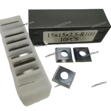 15*15*2.5 R100 Spiral Cutter Head Carbide Insert Woodworking Machinery Parts-Cutter Heads Planer Blade