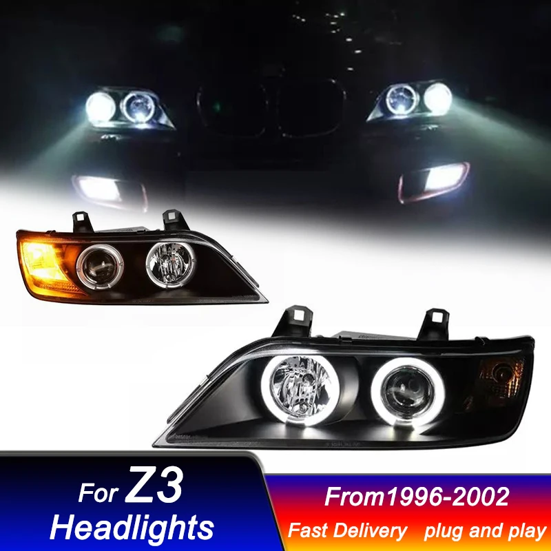 Car styling Headlights for BMW Z3 1996-2002 new style LED DRL Dynamic Signal Head Lamp Bi Xenon Beam Headlamp Accembly