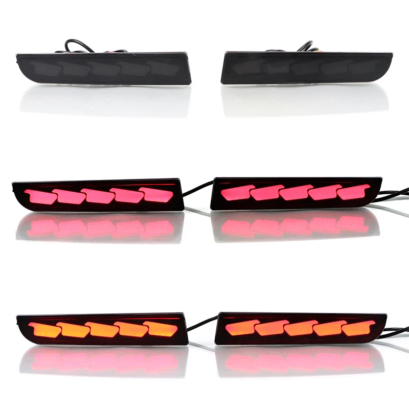 Car Rear Bumper LED Reflector Light Assembly For Mitsubishi Lancer/Evolution X CZ4A 2008-2017/ Outlander Sport/RVR/ASX 2011-2012 view 6