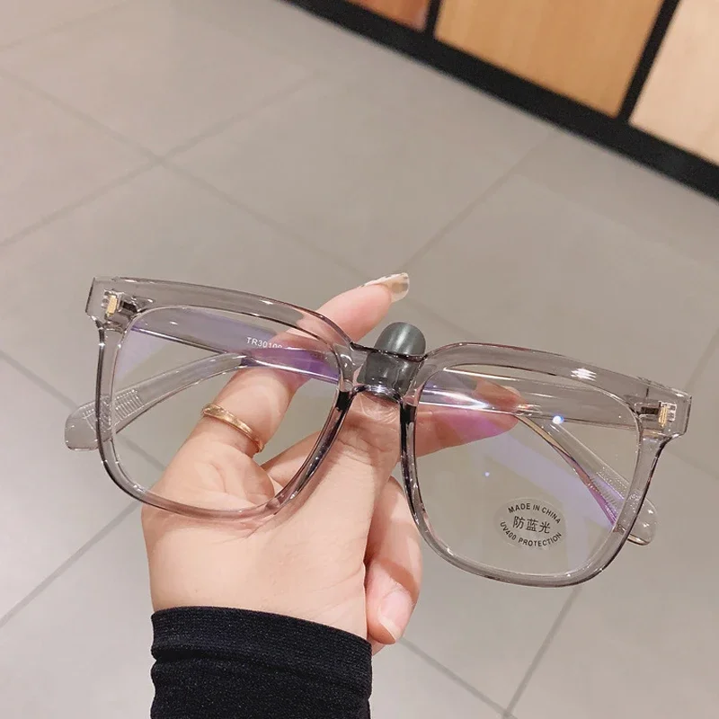 Square Computer Glasses Frame Women Men Anti Blue Light Eyewear Blackout Eyeglasses Optical Blue Light Blocking Lenses view 5