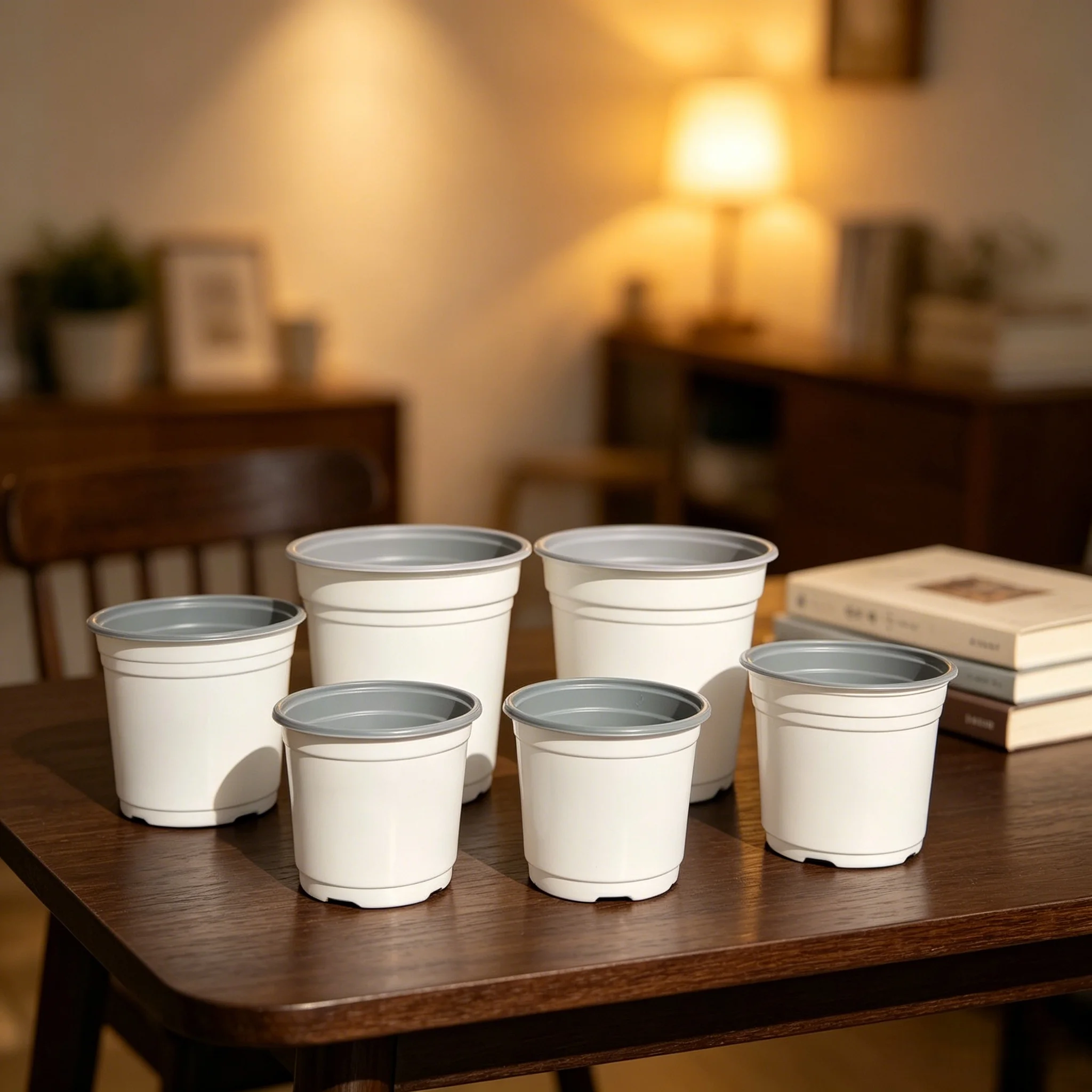 Two-color flower pots with good durability and flexibility