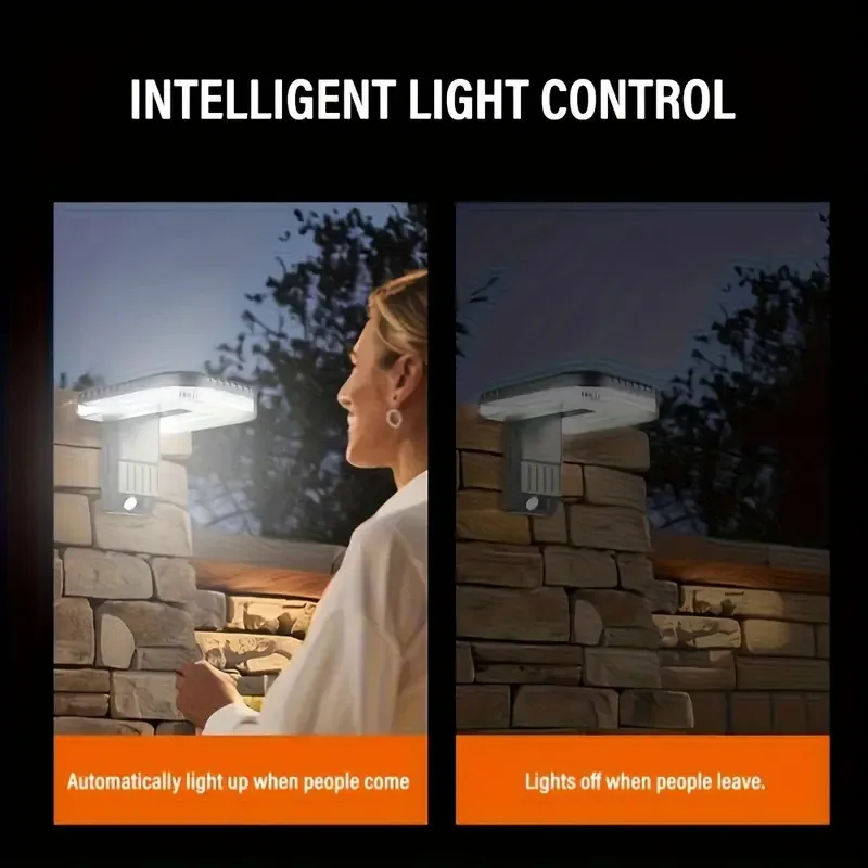 Folding Induction Solar Light with Motion Sensor for Garden Garage Patio Backyard Lighting Modern Outdoor Path Lights Wall Lamps