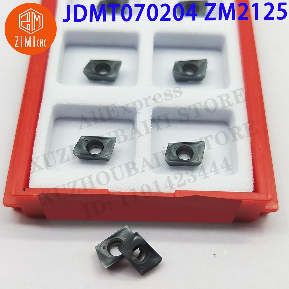 JDMT070204 ZM2125 جدمت 070204 إدراج طحن كربيد تحول أداة CNC القاطع ميكانيكي مخرطة معدنية قطع الشفرة إدراج كربيد