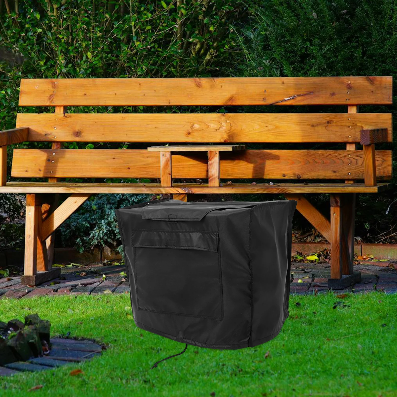 

Waterproof Generator Cover Heavy Duty Sunproof Dustproof Portable For Outdoor Storage Running Equipment Accessories