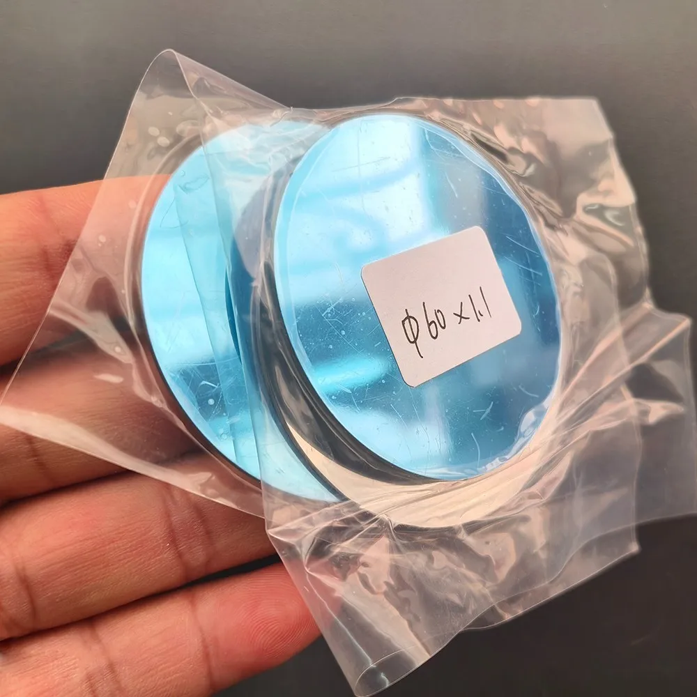 4pcs First Surface Reflector Round Optical Glass Front Surface Mirror 50/55/60mm